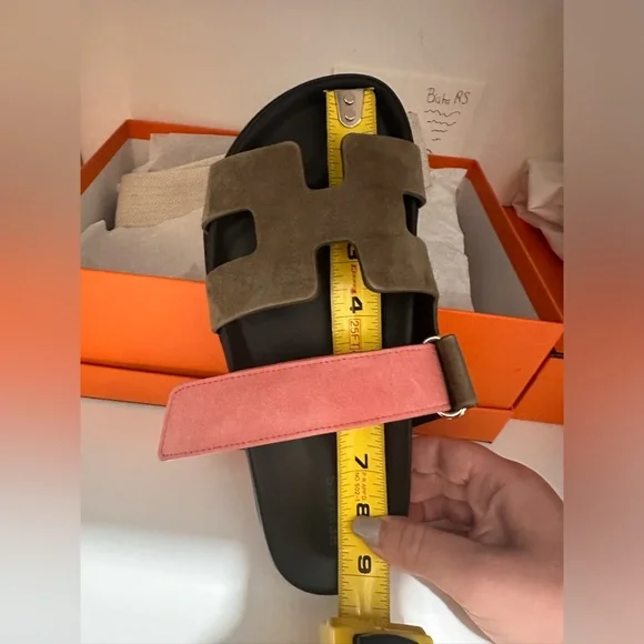 Hermes Chypre sandals, Sz 37.5 - Picture 12 of 12